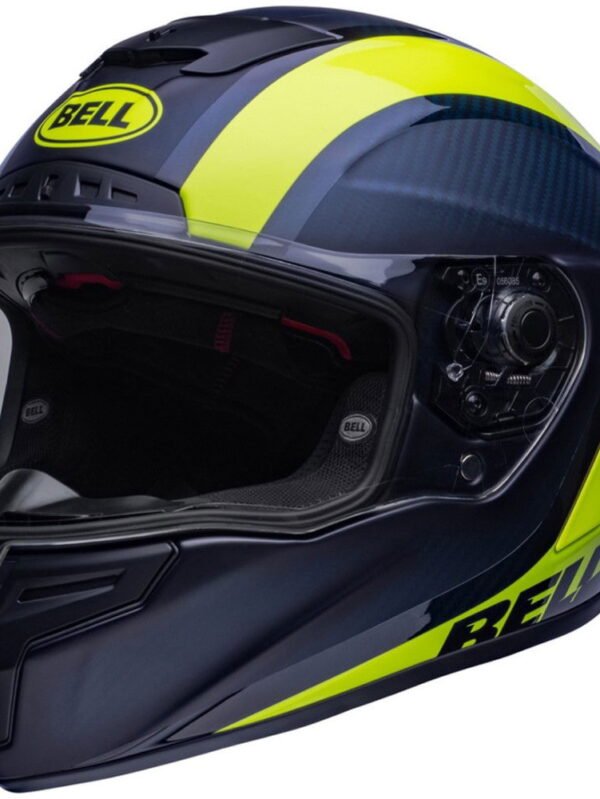 Bell Race Star Flex DLX Helmet Tantrum 2 MG Dark Blue Hi-Viz