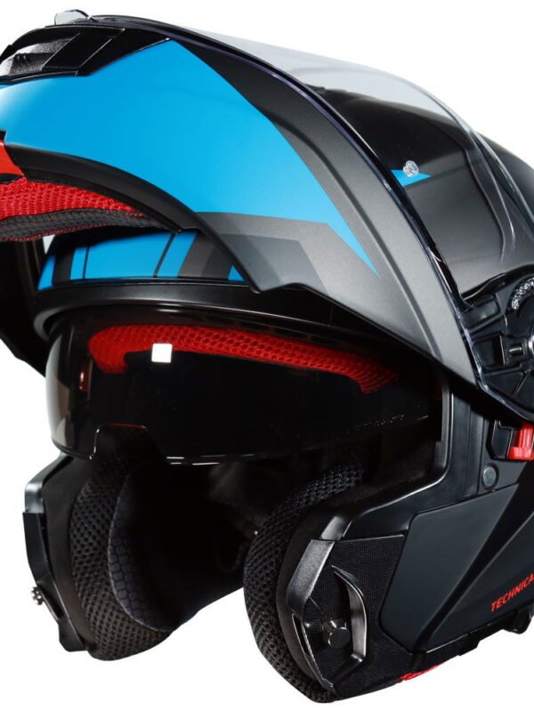 Nitro F441 Helmet Analog II Satin Black Gun Blue